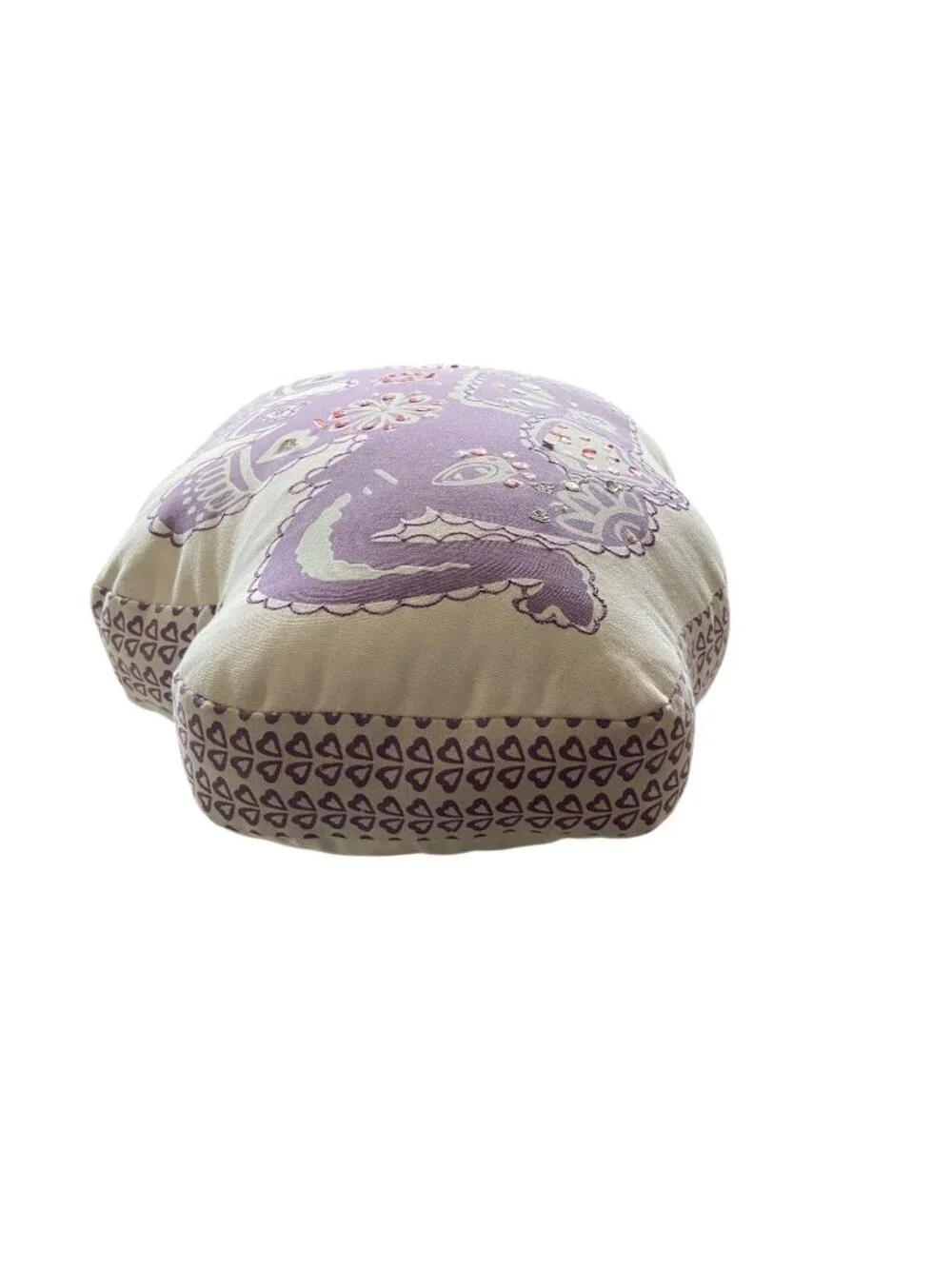 Pottery Barn Kids Purple Stella Elephant Pillow One Size Boho Summer Whimsical